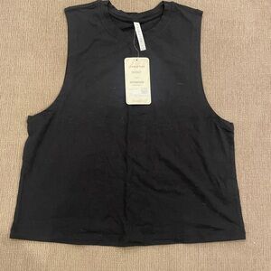 Fabletics Black Sleeveless Muscle Tank